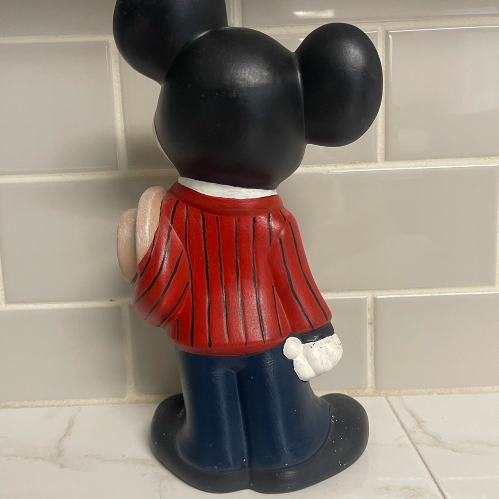 Vintage Disney Mickey Mouse Ceramic Hand Painted Figure - Picture 2 of 4
